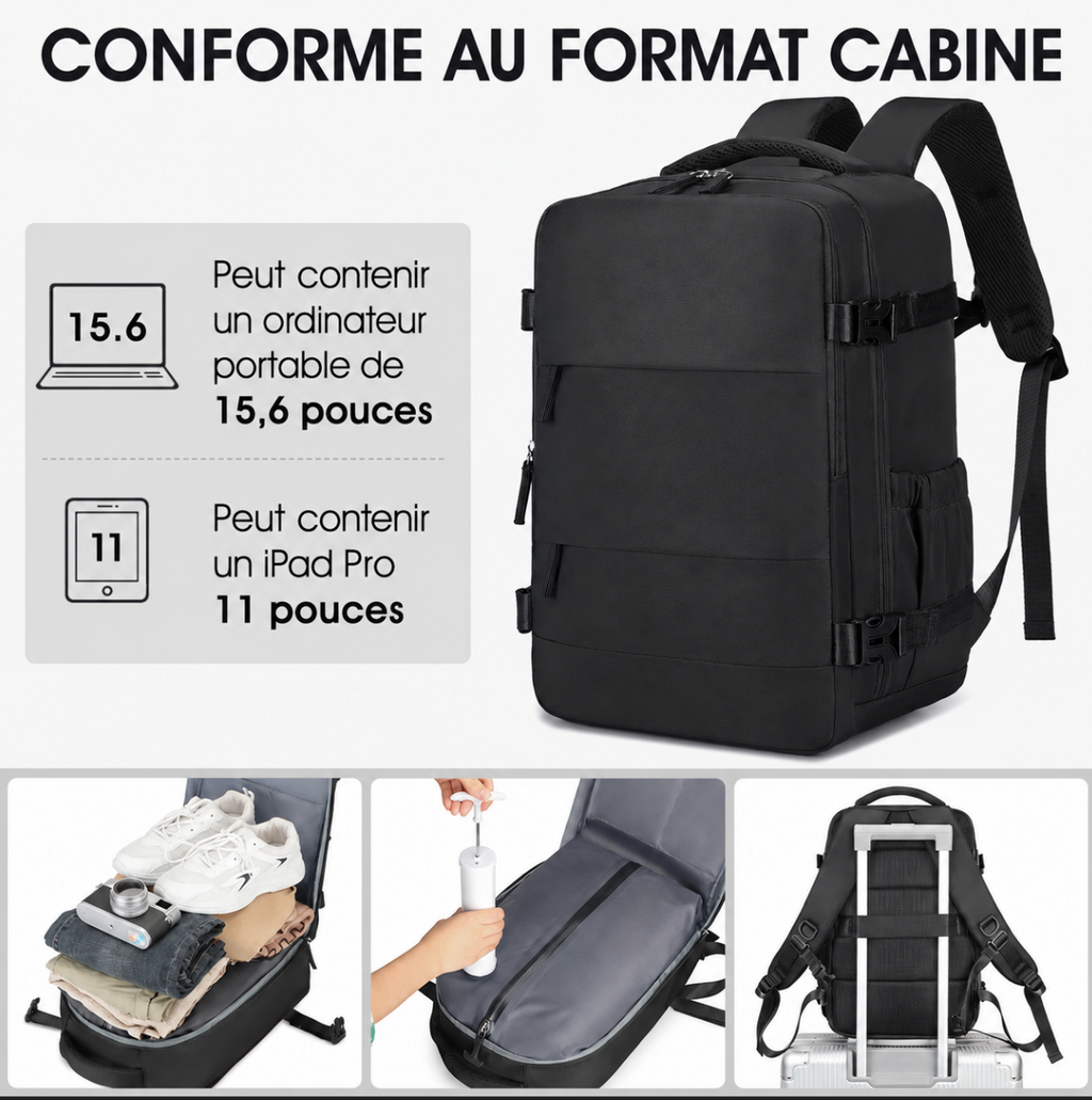 Sac de Voyage à Compression Sous Vide