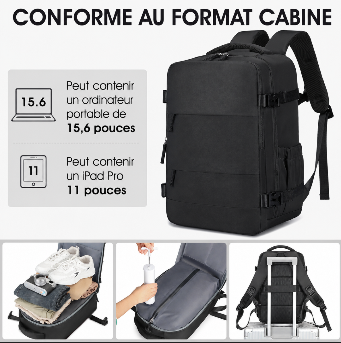 Sac de Voyage à Compression Sous Vide