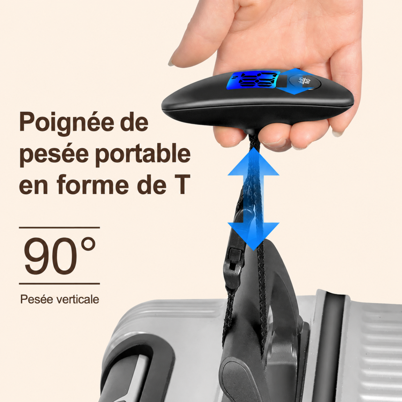 Pèse-bagages numérique portable